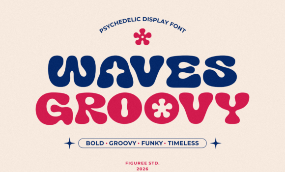 Groovy Waves Font Fonts Free Download Groovy Waves Font - Featured Image