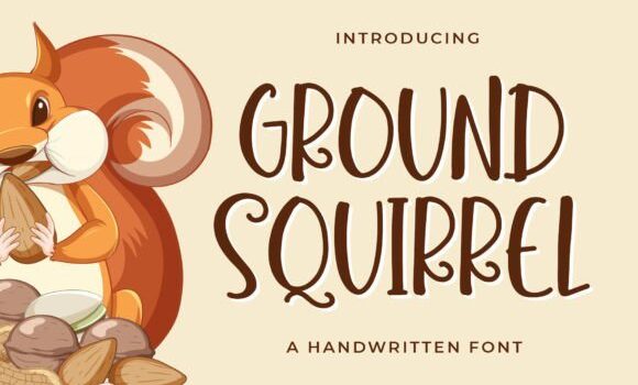 Ground Squirrel Font - Featured Image