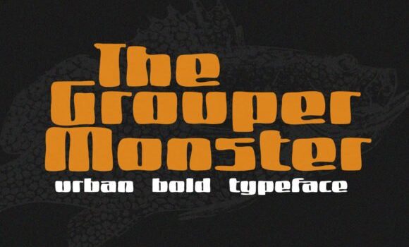 Grouper Monster Font Fonts Free Download Grouper Monster Font - Featured Image