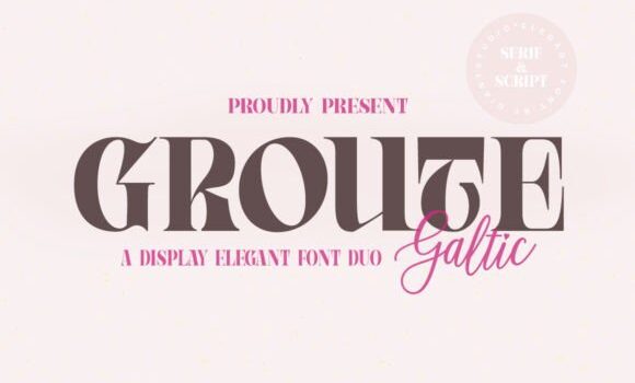 Groute Font - Featured Image