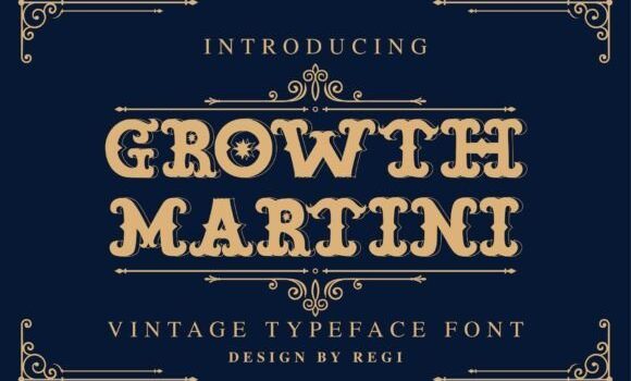 Growth Martini Font - Featured Image