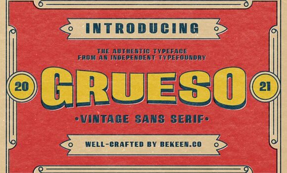 Grueso Font - Featured Image