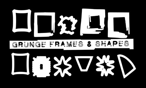Grunge Frames Font - Featured Image