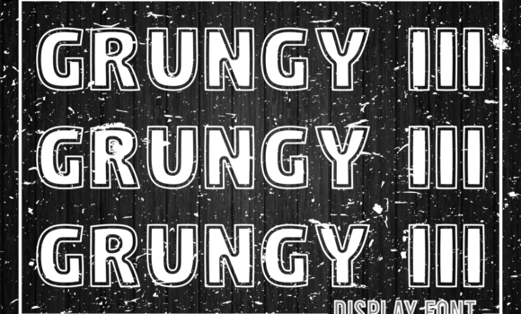 Grungy I I I  Font - Featured Image