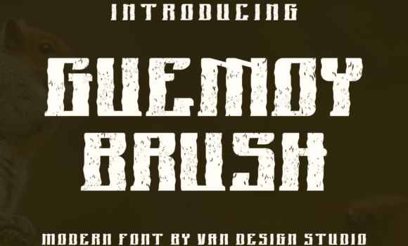 Guemoy Brush Font - Featured Image