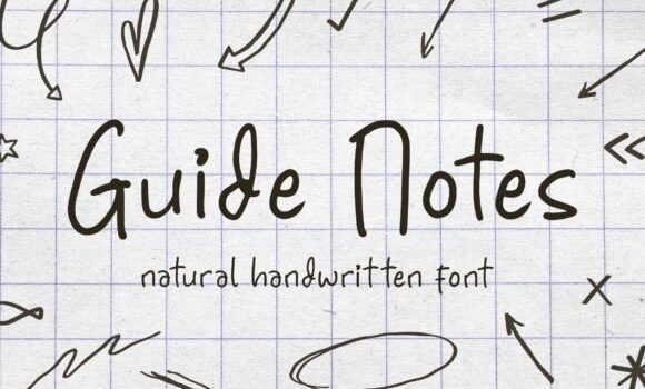 Guide Notes Font Fonts Free Download Guide Notes Font - Featured Image