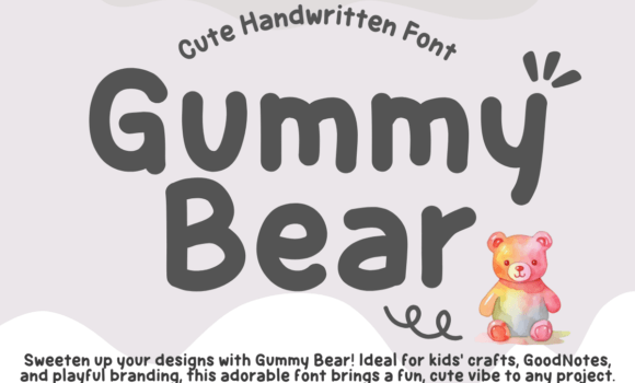 Gummy Bear Font Fonts Free Download Gummy Bear Font - Featured Image