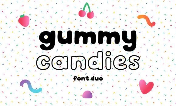 Gummy Candies Font - Featured Image