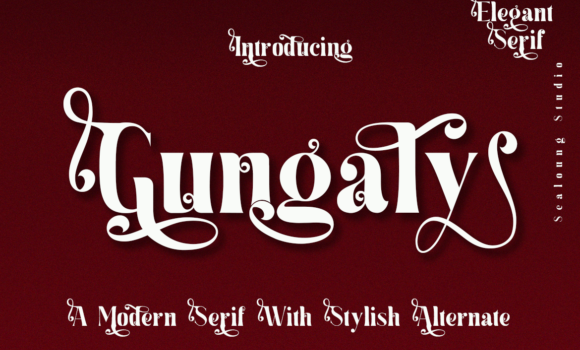 Gungaly Font - Featured Image