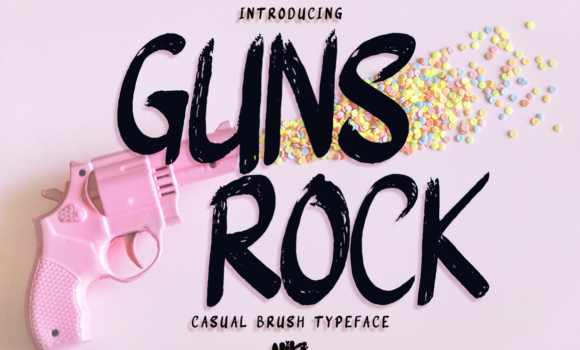 Guns Rock Font - Featured Image