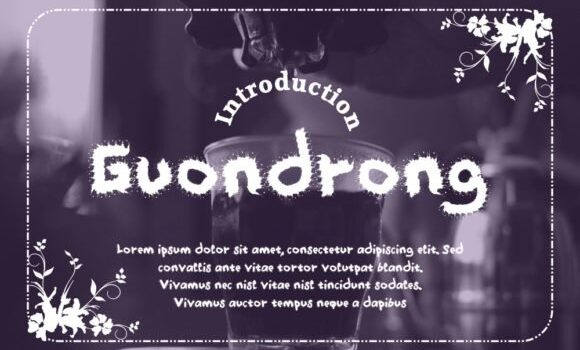 Guondrong Font - Featured Image