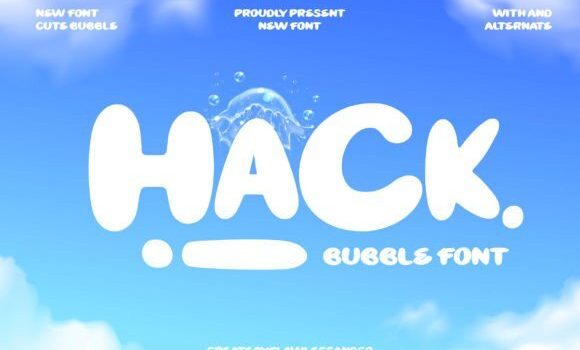 Hackbubble Font Fonts Free Download Hackbubble Font - Featured Image