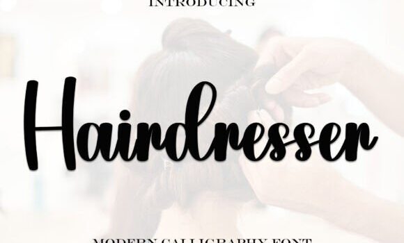 Hairdresser Font Fonts Free Download Hairdresser Font - Featured Image