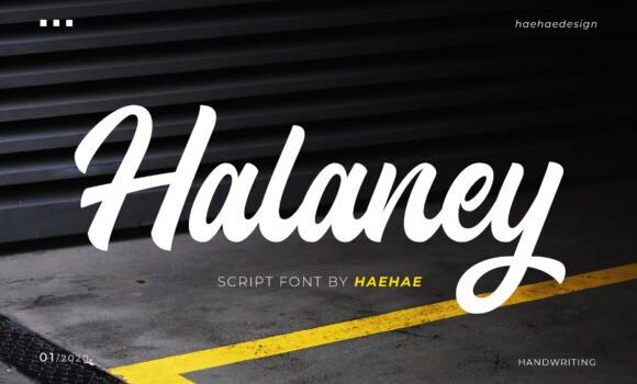 Halaney Font - Featured Image
