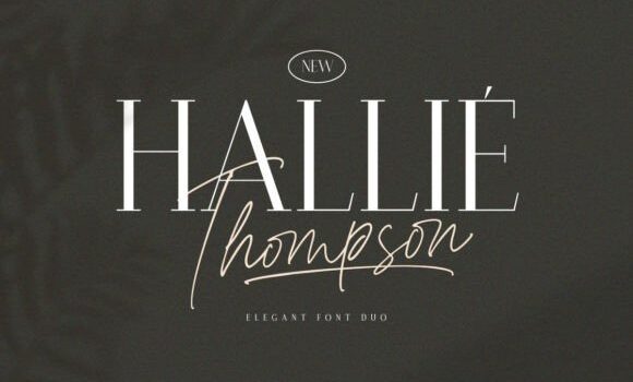 Hallie Thompson Font - Featured Image