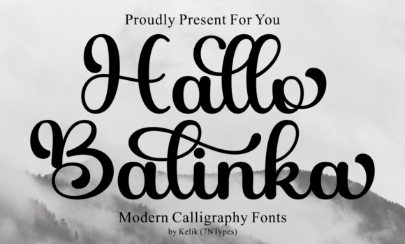 Hallo Balinka Font - Featured Image