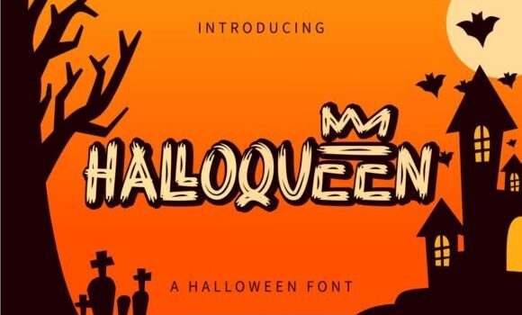 Halloqueen Font - Featured Image