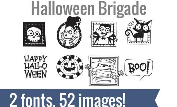 Halloween Brigade Dingbats Font Fonts Free Download Halloween Brigade Dingbats Font - Featured Image