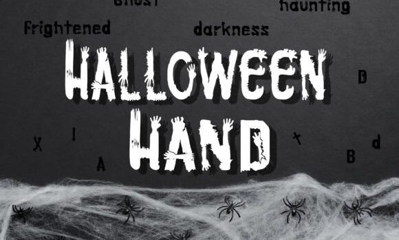 Halloween Hands Font - Featured Image