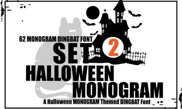 Halloween Monogram Set2 Font Fonts Free Download Halloween Monogram Set2 Font - Featured Image