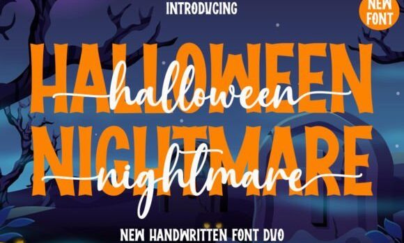 Halloween Nightmare Duo Font - Featured Image