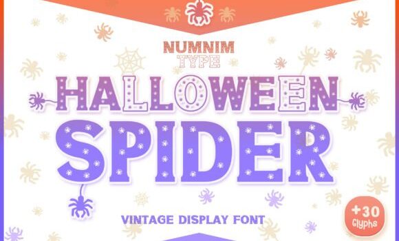 Halloween Spider Font - Featured Image