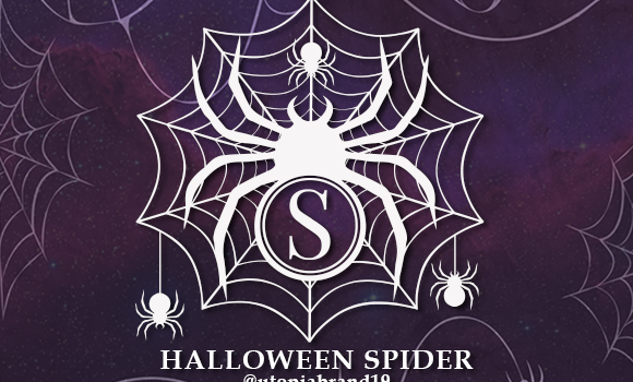 Halloween Spider Monogram Font - Featured Image