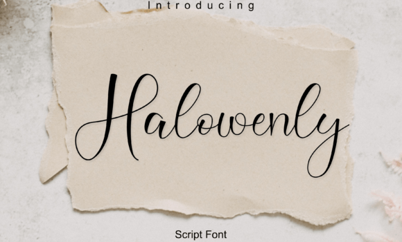 Halowenly Font - Featured Image