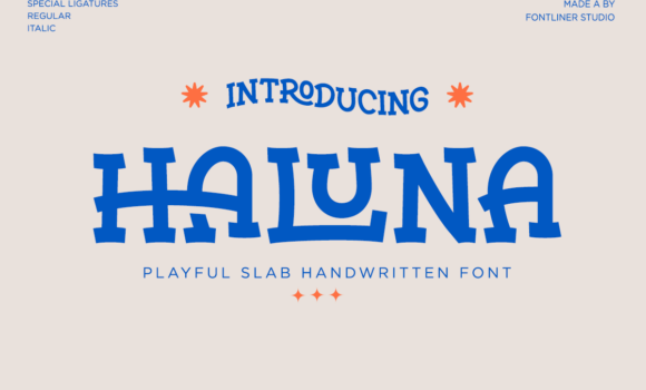 Haluna Font - Featured Image