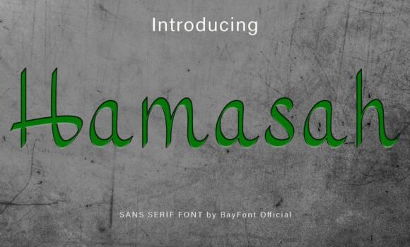 Hamasah Font Fonts Free Download Hamasah Font - Featured Image