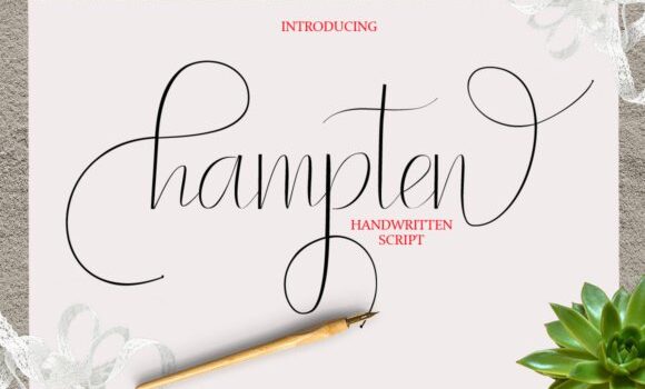 Hampten Font - Featured Image