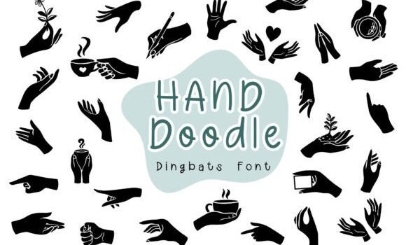 Hand Doodle Font - Featured Image