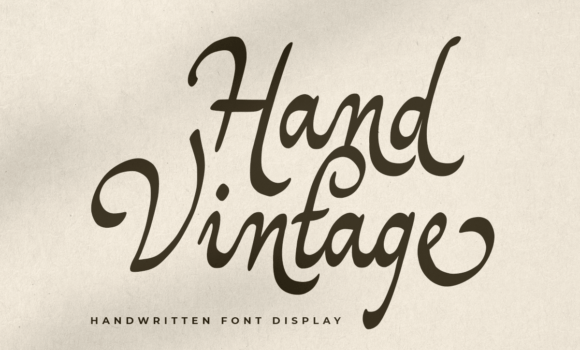 Hand Vintage Font - Featured Image