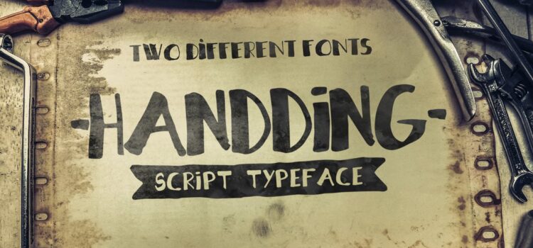 Handding Font Fonts Free Download Handding Font - Featured Image