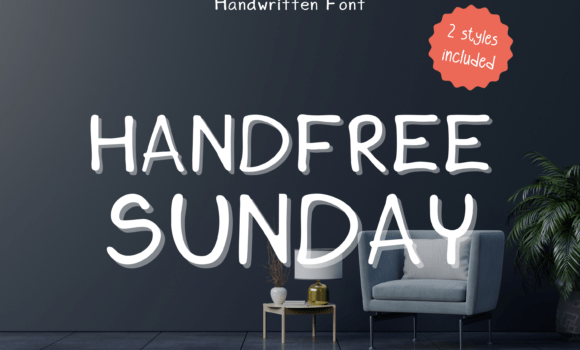 Handfree Sunday Font - Featured Image