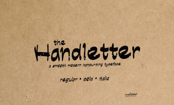 Handletter Font - Featured Image