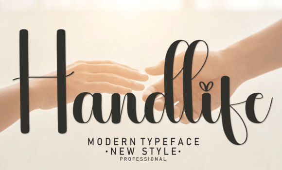 Handlife Font - Featured Image