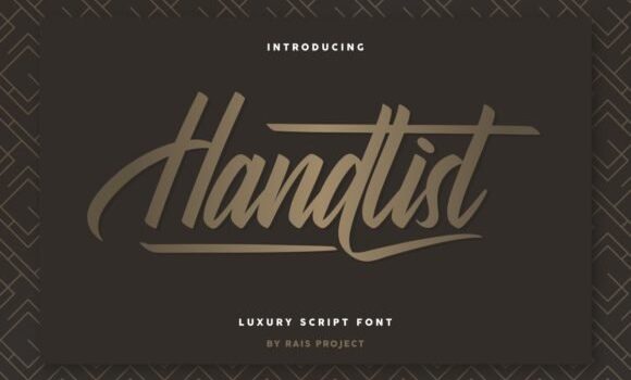 Handlist Font Fonts Free Download Handlist Font - Featured Image