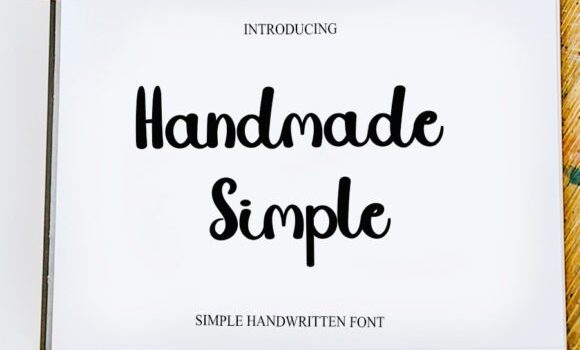 Handmade Simple Font - Featured Image
