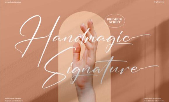 Handmagic Signature Font - Featured Image