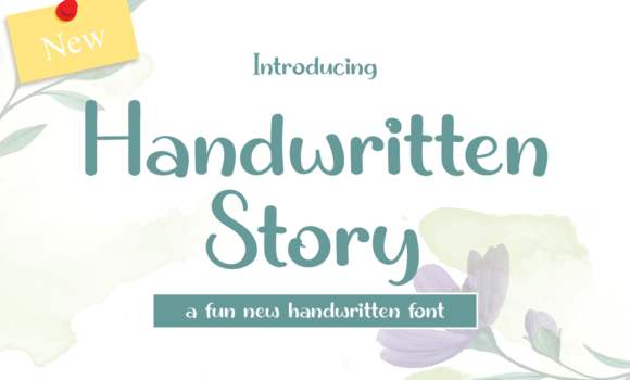 Handwritten Story Font - Featured Image
