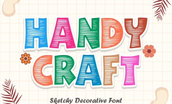 Handycraft Font Fonts Free Download Handycraft Font - Featured Image