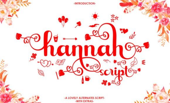 Hannah Script Font - Featured Image