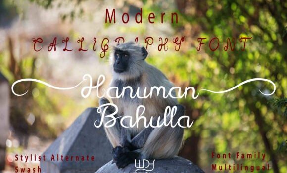 Hanuman Bahulla Font - Featured Image