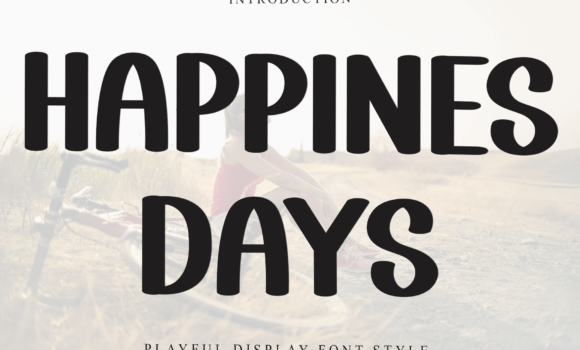 Happines Days Font Fonts Free Download Happines Days Font - Featured Image