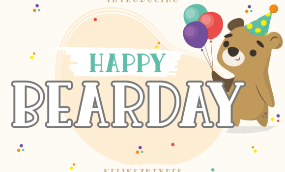Happy Bearday Font Fonts Free Download Happy Bearday Font - Featured Image