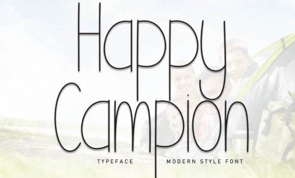 Happy Campion Font - Featured Image