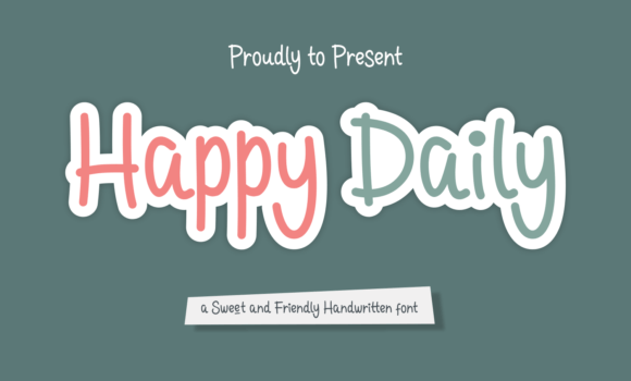 Happy Daily Font - Featured Image