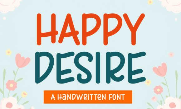 Happy Desire Font - Featured Image