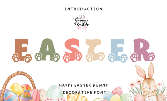 Happy Easter Bunny Font - Featured Image
